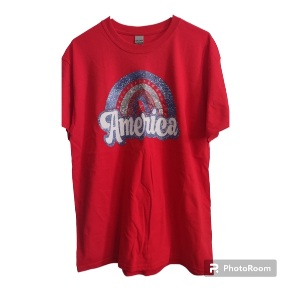 Patriotic America T-shirt Size Large - Picture 3 of 5